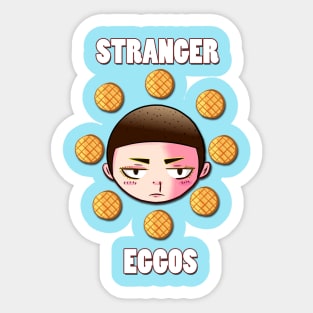 Stranger Eggos Sticker